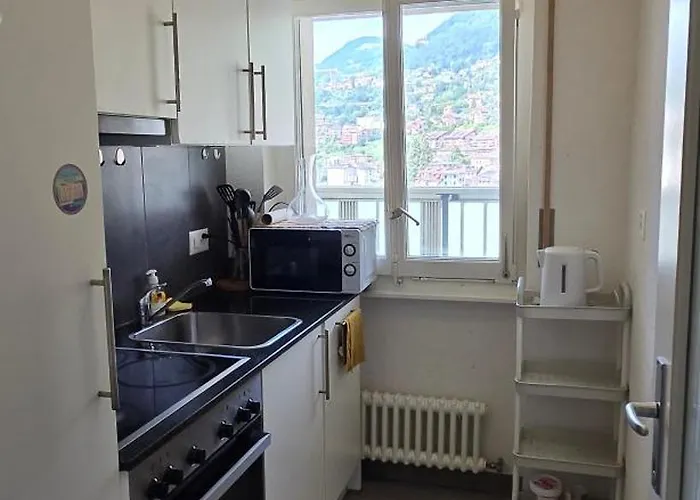 Apartament Centre, Vue Panoramique Sur Le Et Les Montagnes Montreux