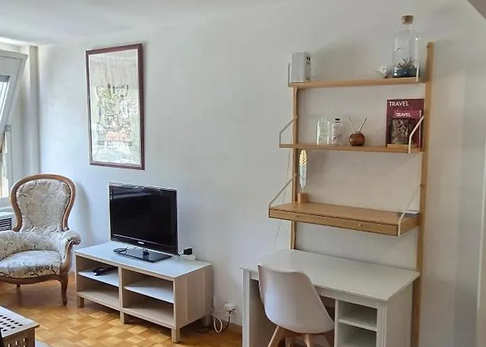 Centre, Vue Panoramique Sur Le Et Les Montagnes アパート